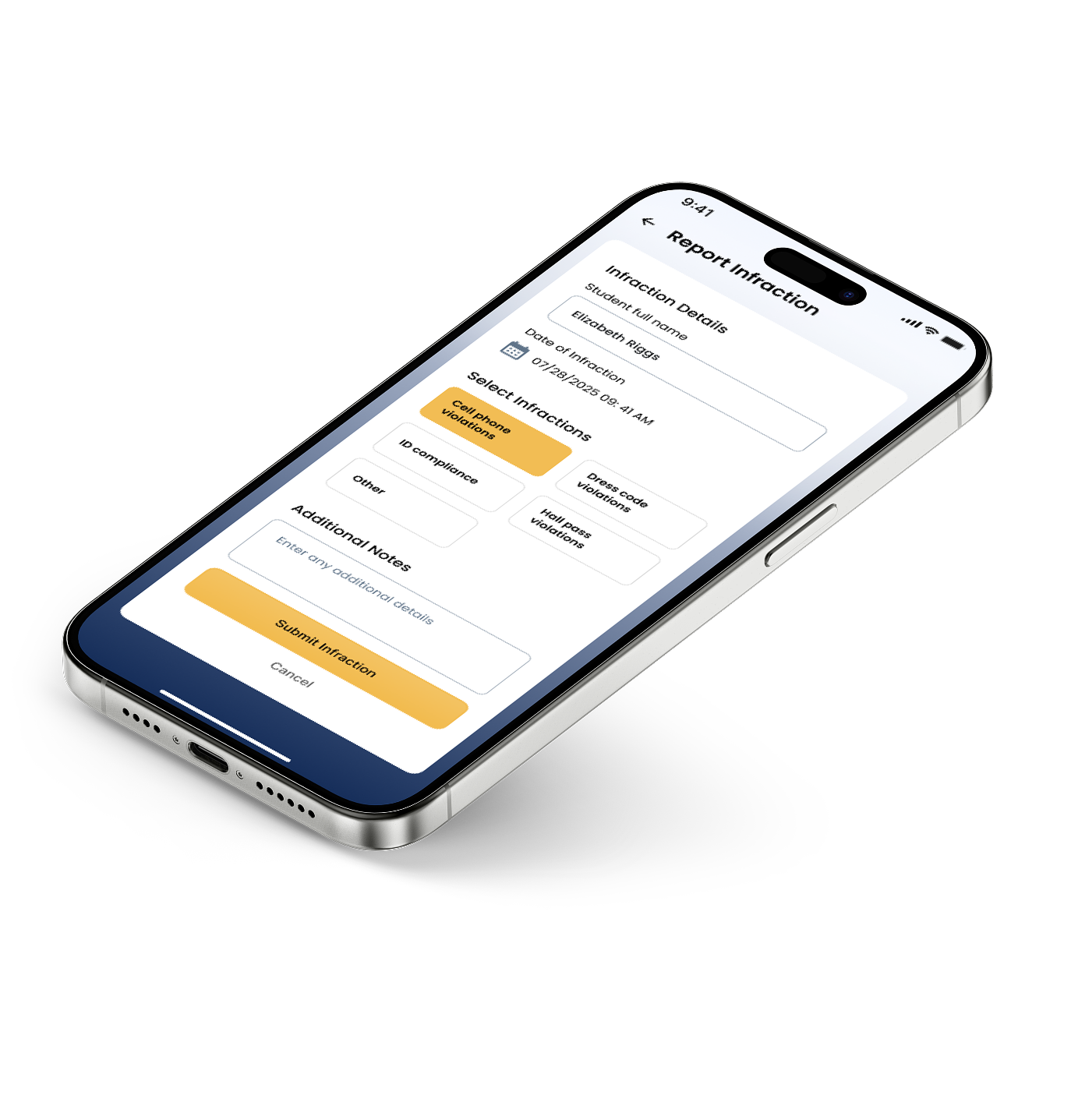 App Screen Main